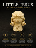 3D Printed Little Jesus Figurine  & Prayer Card - 3D printed religious by TX3D Printing Co.