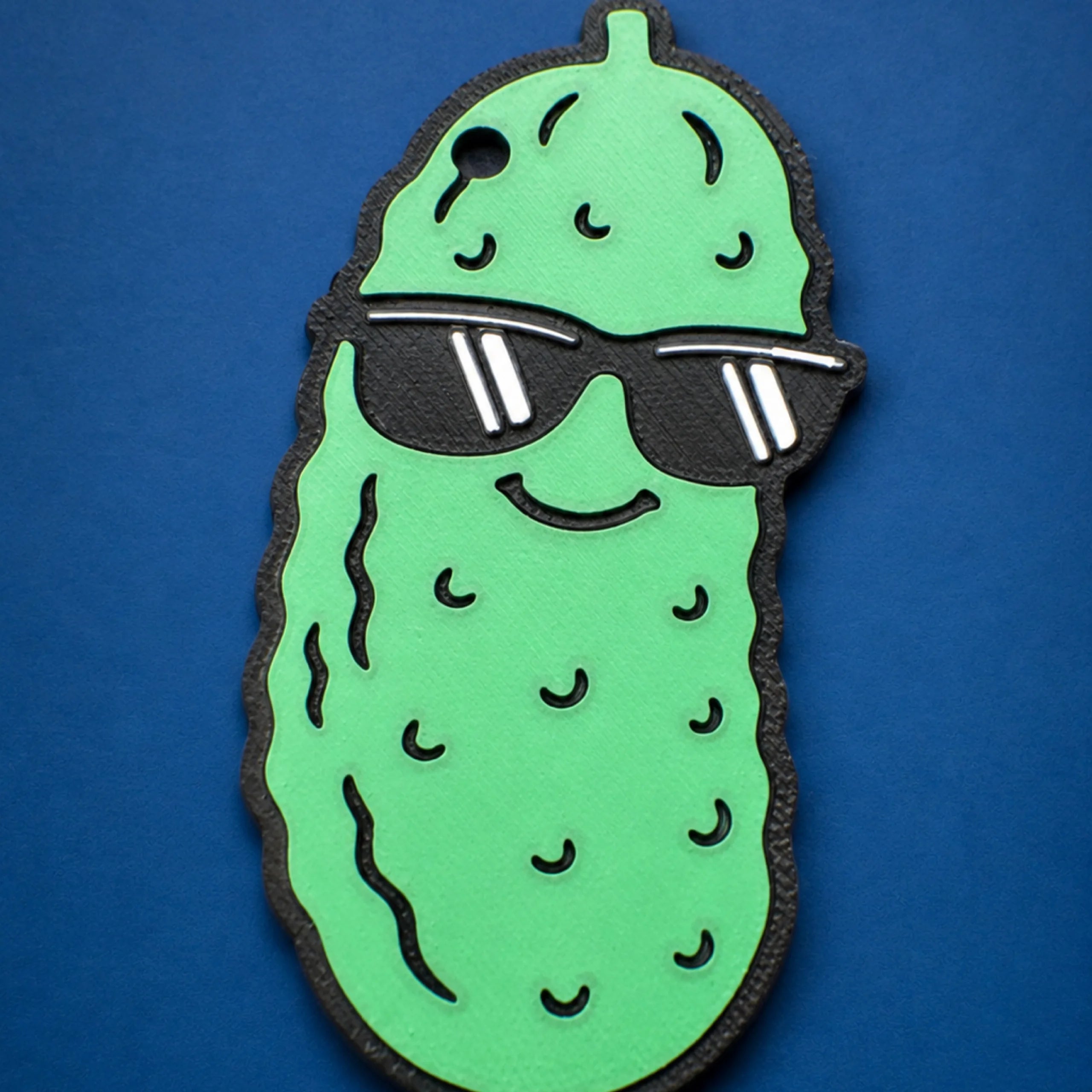 Big Dill Keychain - 3D printed key chains by TX3D Printing Co.