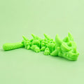 Mini Glow Flexi Dragon - 3D printed fidget toys by TX3D Printing Co.