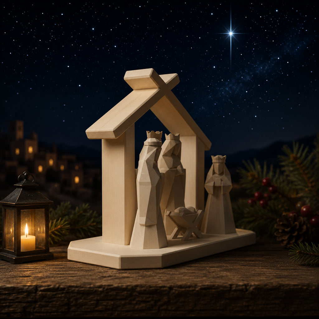 Modern Nativity Scene