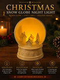 3D Printed Christmas Snow Globe Night Light - 3D printed holiday-christmas by TX3D Printing Co.