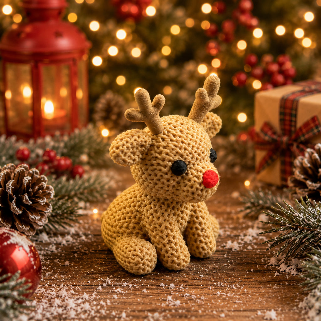 3D Printed Knitted Reindeer