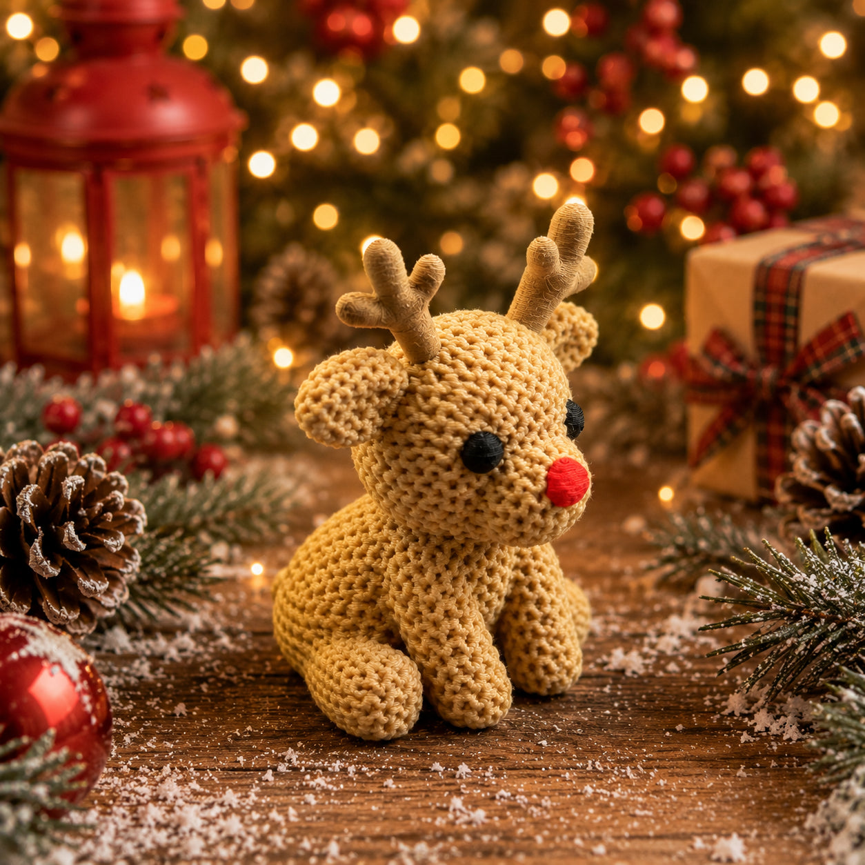 3D Printed Knitted Reindeer