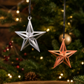 Metalic Starlight Ornament - 3D printed holiday-christmas by TX3D Printing Co.