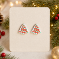 Little Debbie Christmas Tree Earrings - 3D printed jewelry by TX3D Printing Co.