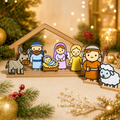 Childrens Nativity Paint Set - 3D printed religious by TX3D Printing Co.