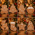 Personalized Gingerbread Christmas Ornaments&nbsp;