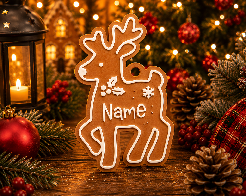 Personalized Gingerbread Christmas Ornaments&nbsp;