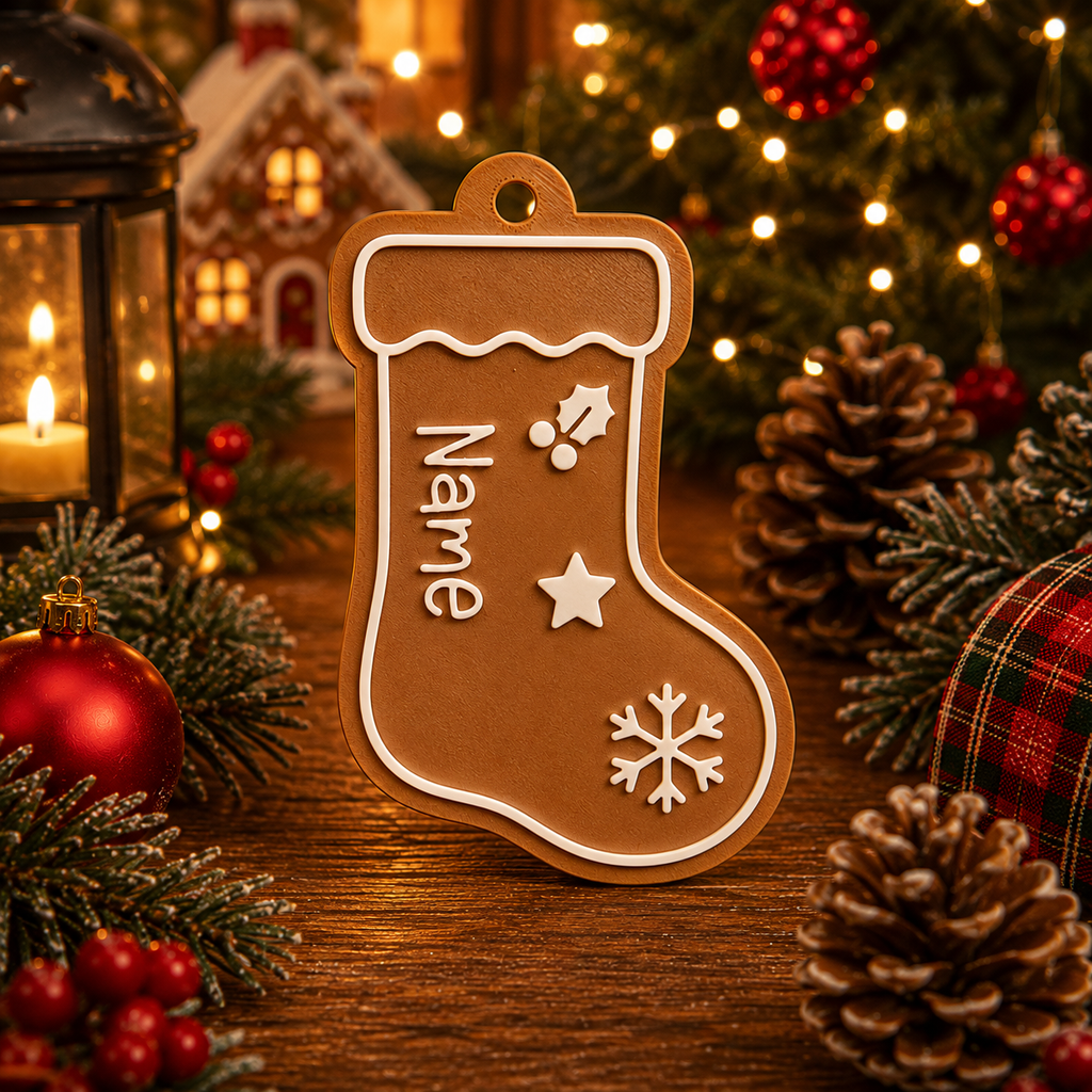 Personalized Gingerbread Christmas Ornaments&nbsp;