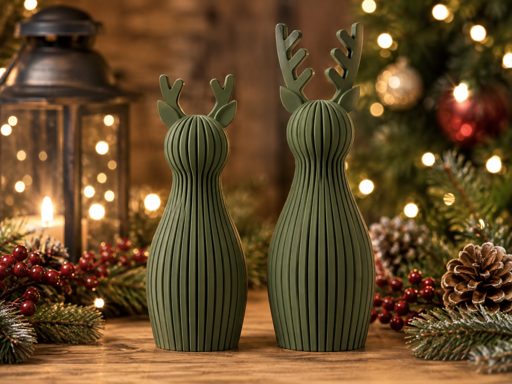 Modern Christmas Reindeer