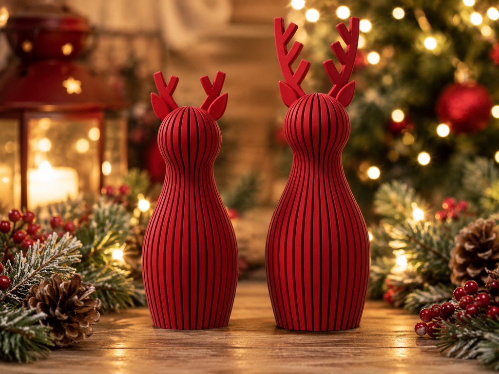 Modern Christmas Reindeer