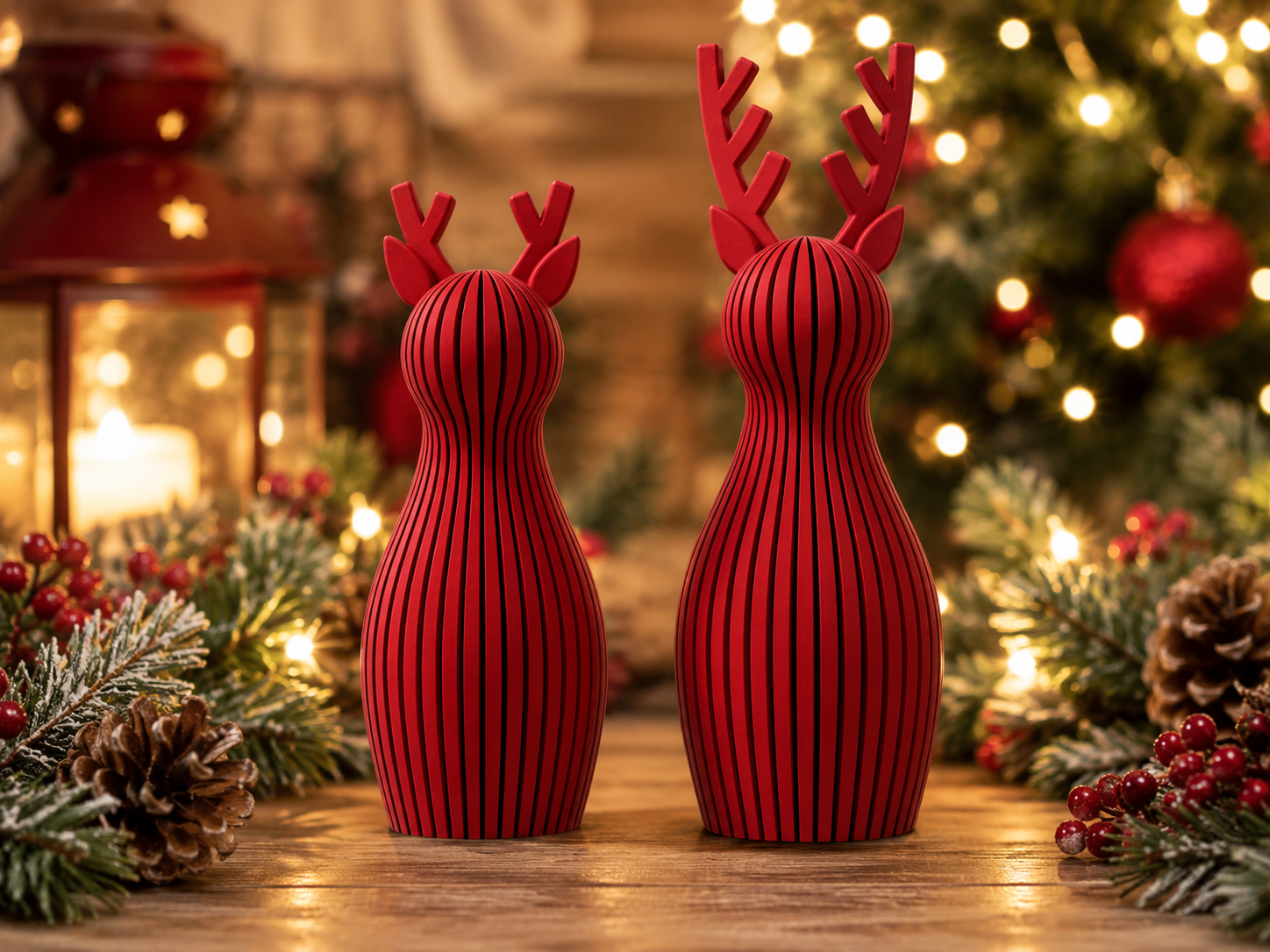 Modern Christmas Reindeer