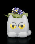 Grumpy Kitty - Planter - 3D printed planter by TX3D Printing Co.