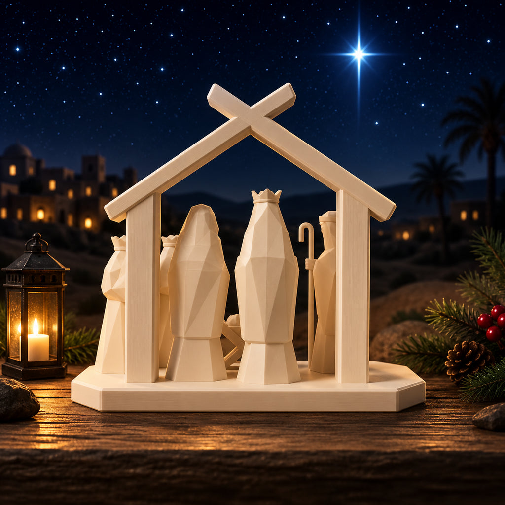Modern Nativity Scene