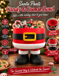 3D Printed Santa Pants Candy & Cookie Bowl - 3D printed holiday-christmas by TX3D Printing Co.