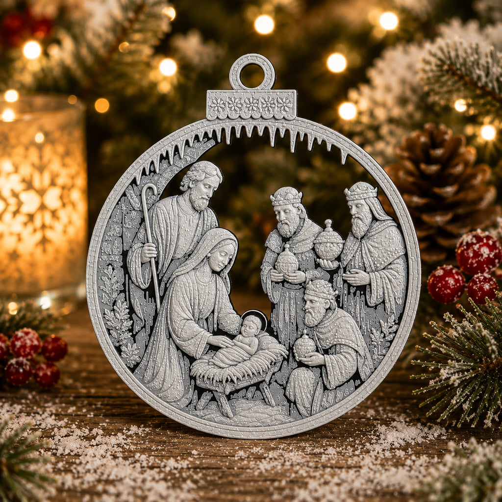 Nativity Ornament | Three Wise Men - 3D printed holiday-christmas by TX3D Printing Co.