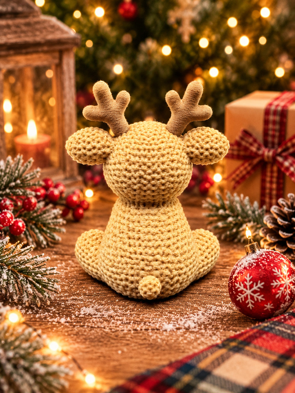 3D Printed Knitted Reindeer