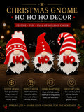 3D Printed Christmas Gnome “HO HO HO” Décor - 3D printed holiday-christmas by TX3D Printing Co.