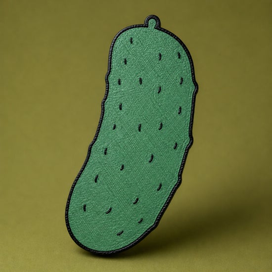 Oh Pickle Tree Holiday Ornament - 3D printed ornaments by TX3D Printing Co.